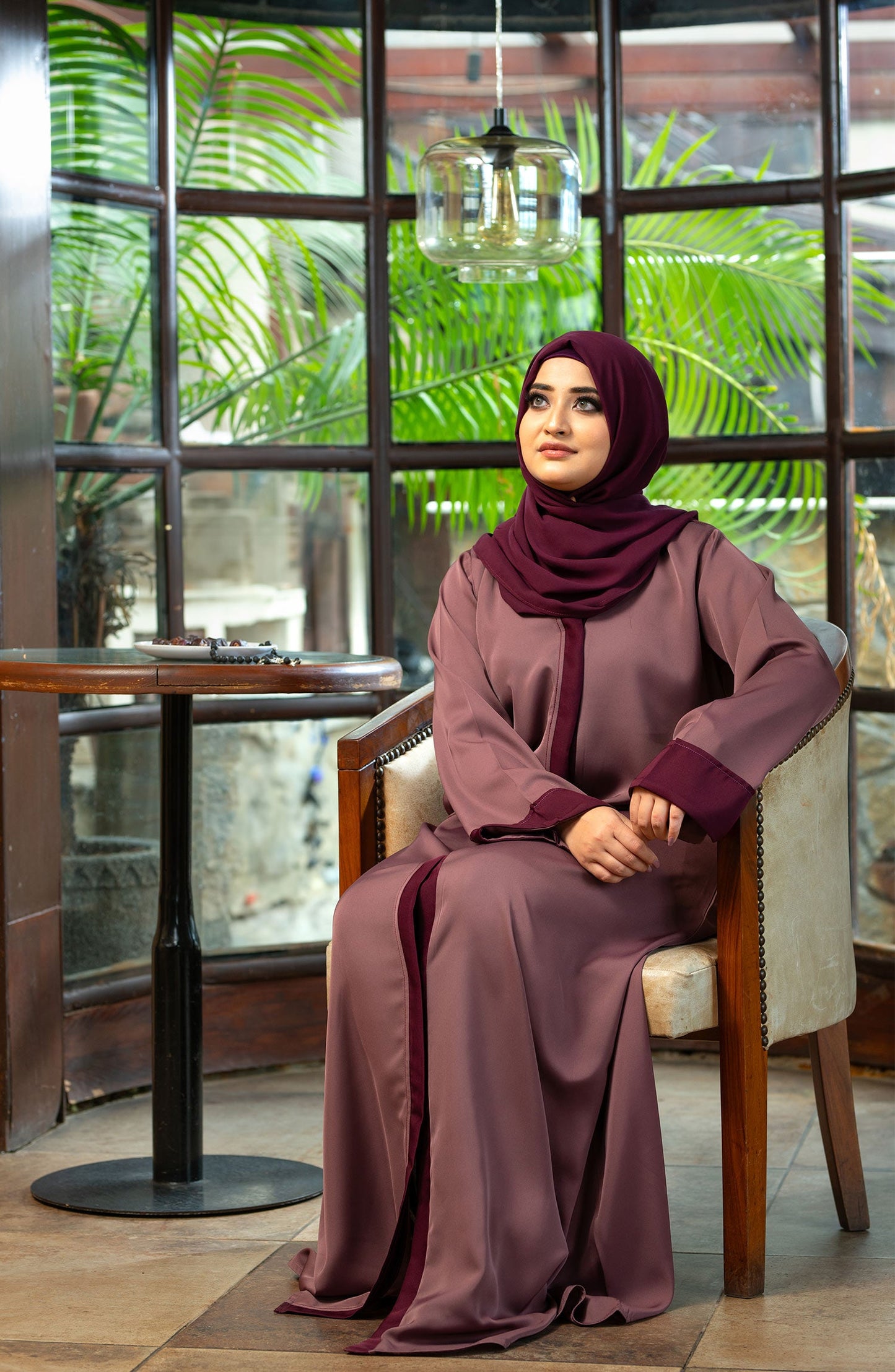 Mauve Abaya