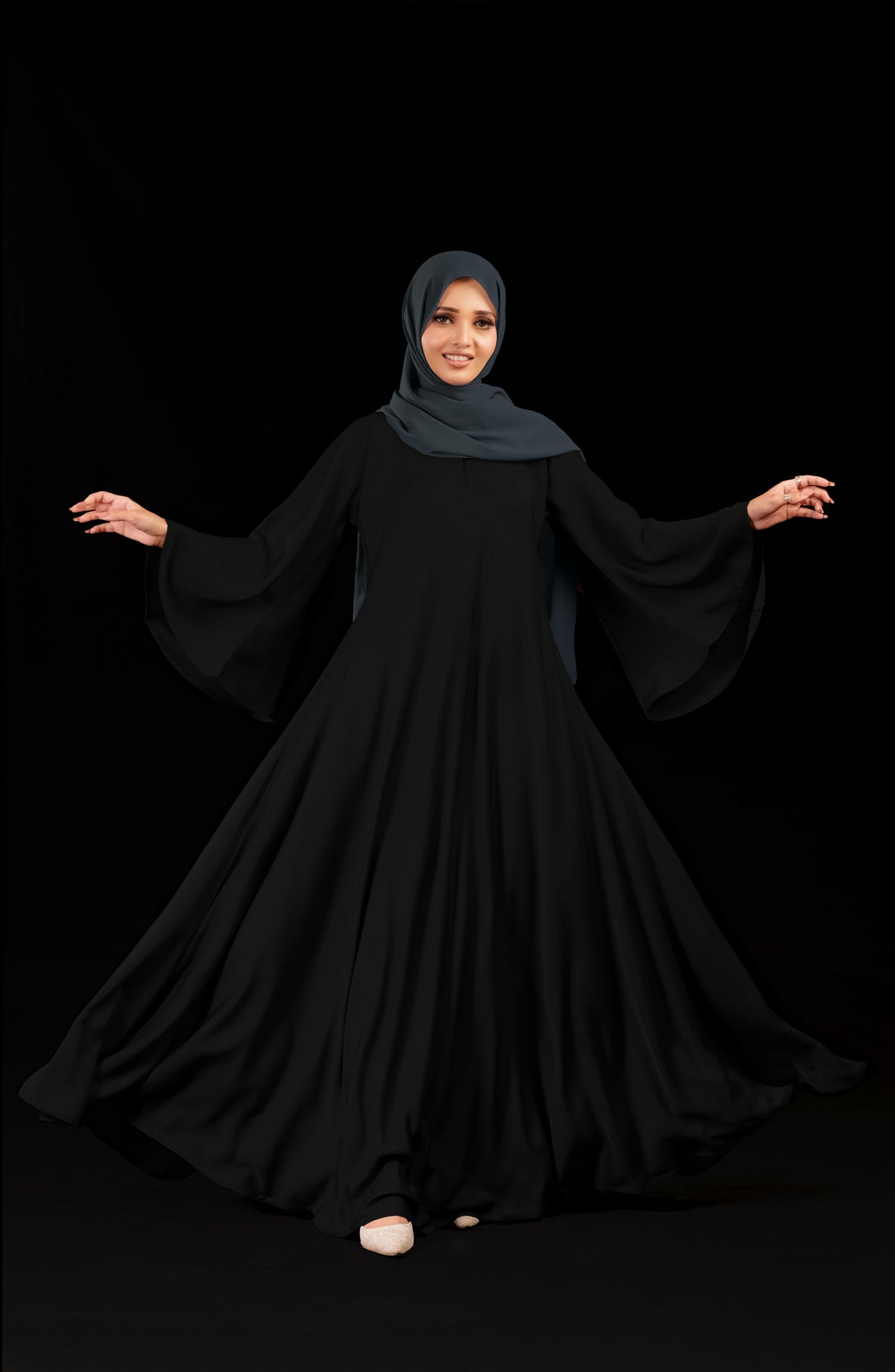 Black Umbrella Abaya