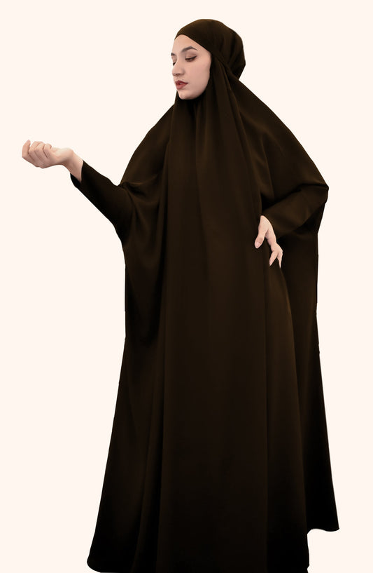 Dark Brown Jilbab