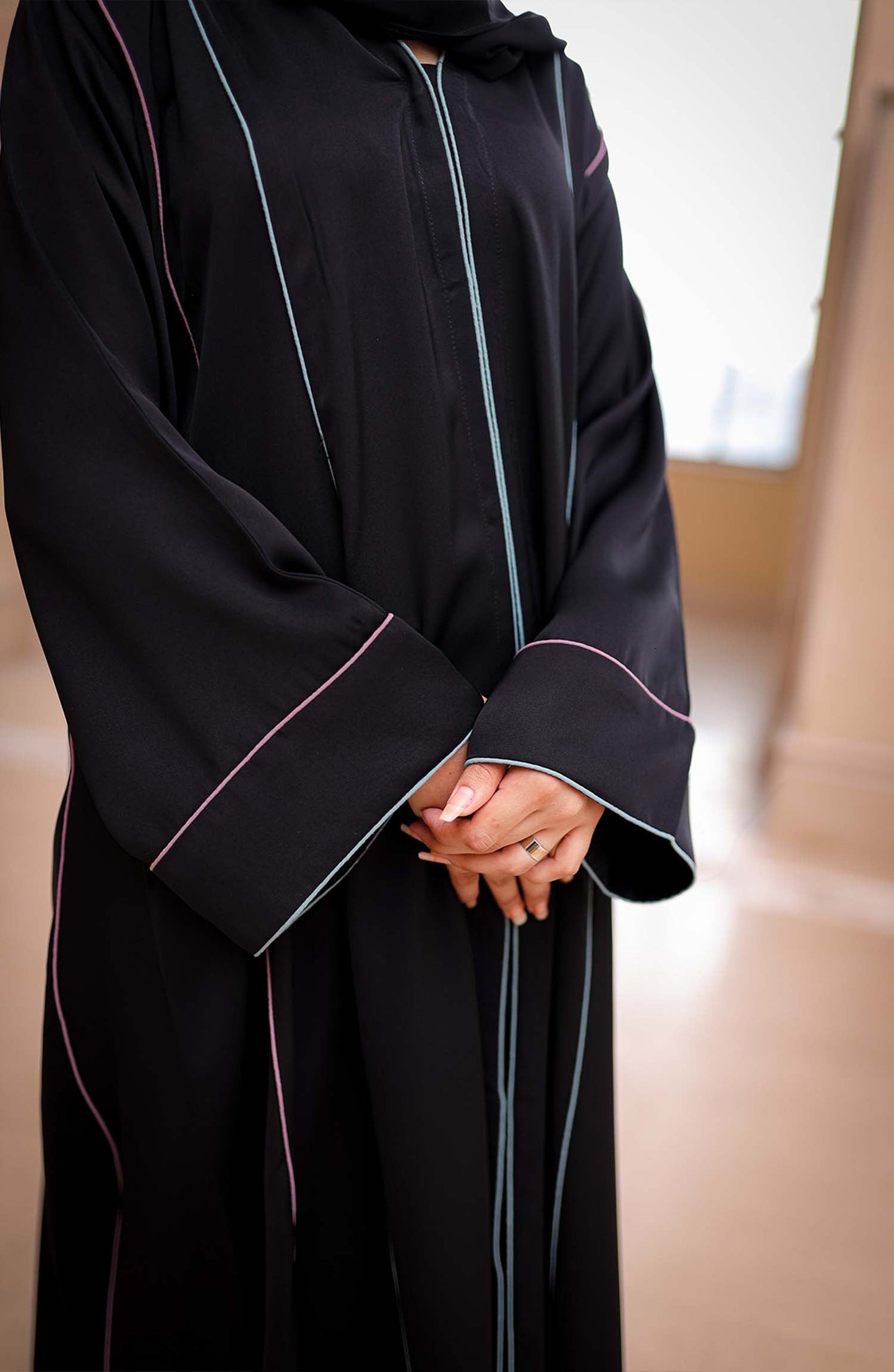 Casual Black Abaya