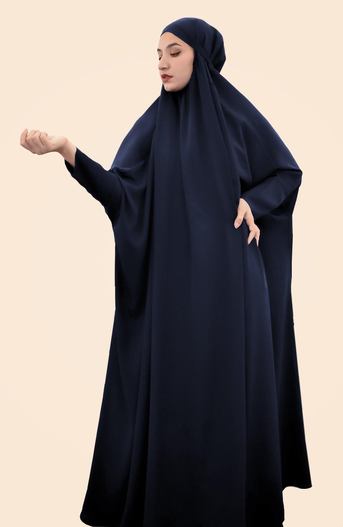 Navy Blue Jilbab