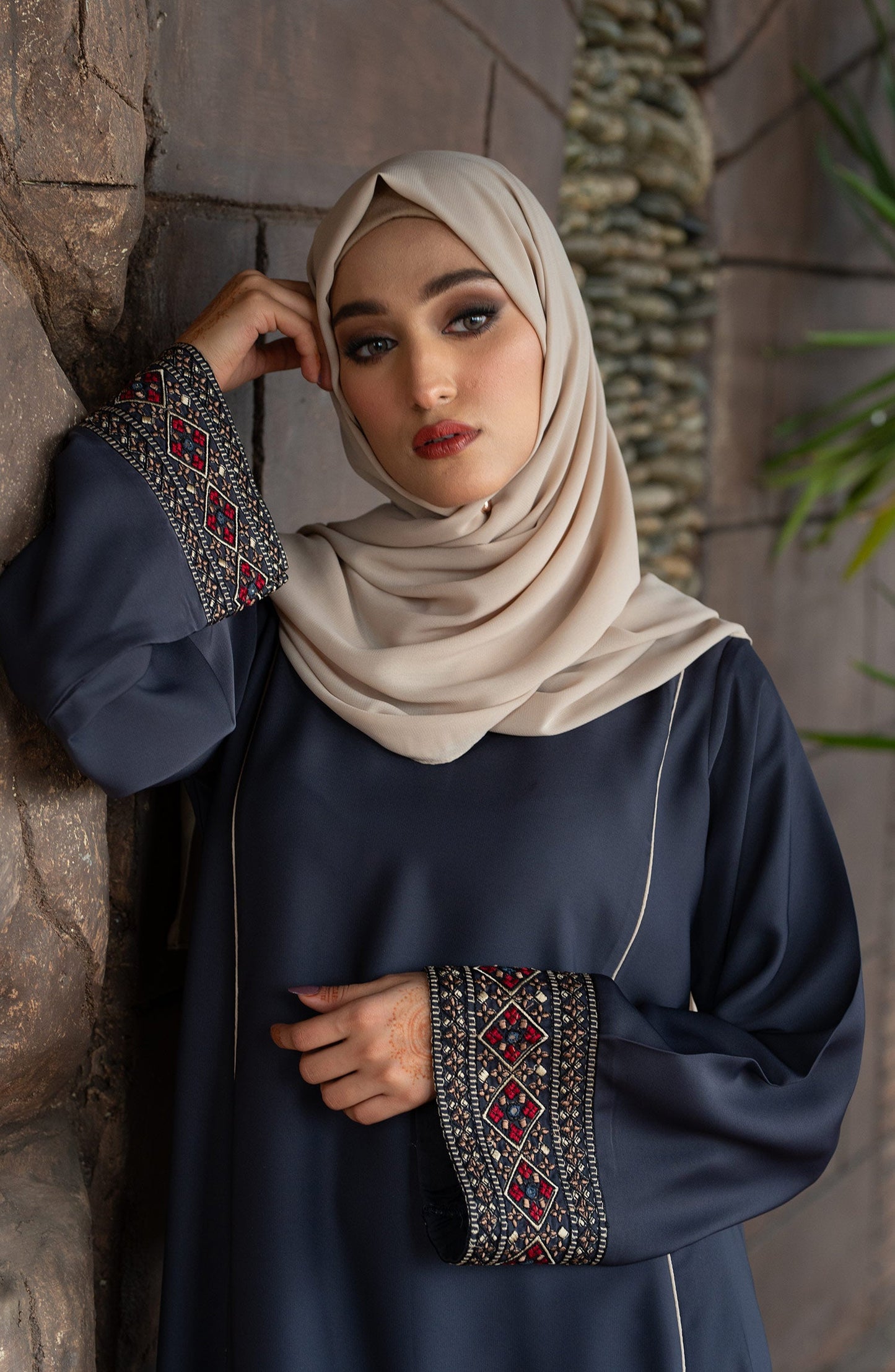 Charcoal Grey Abaya