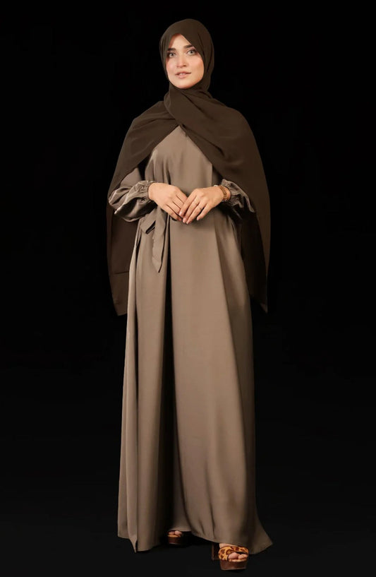 Beige Casual Abaya