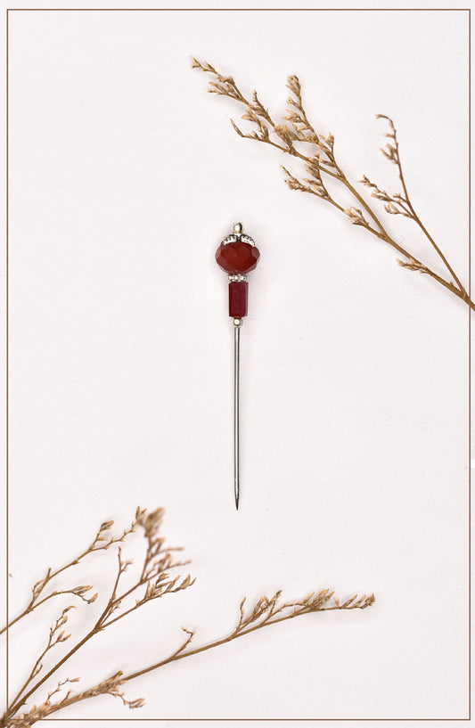 Deep Maroon Hijab Pin