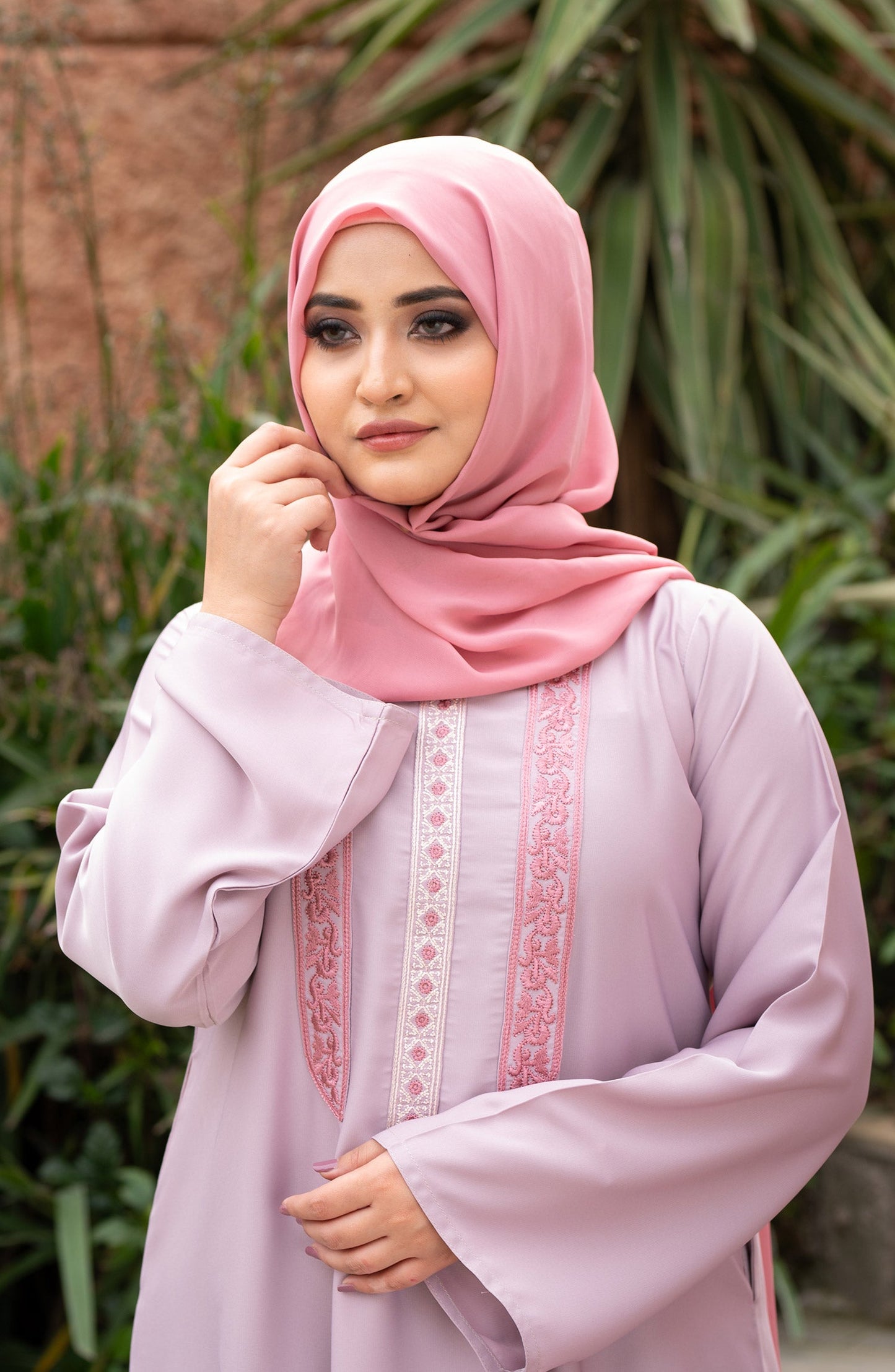 Powder Pink Abaya