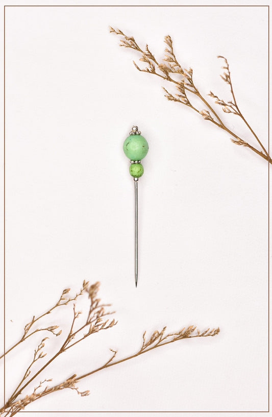 Green Magnesite Hijab Pin