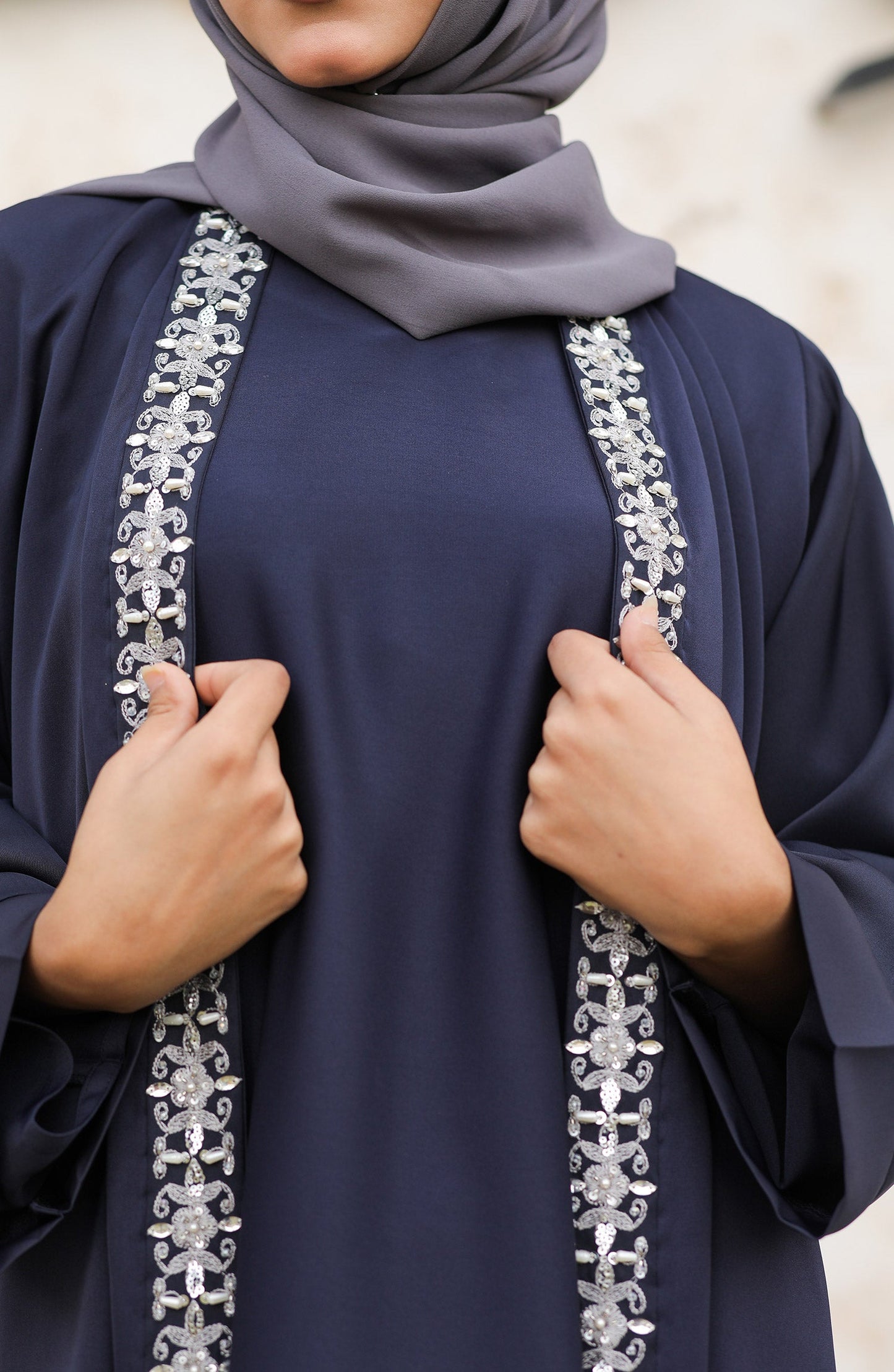 Indigo Embellished Kimono