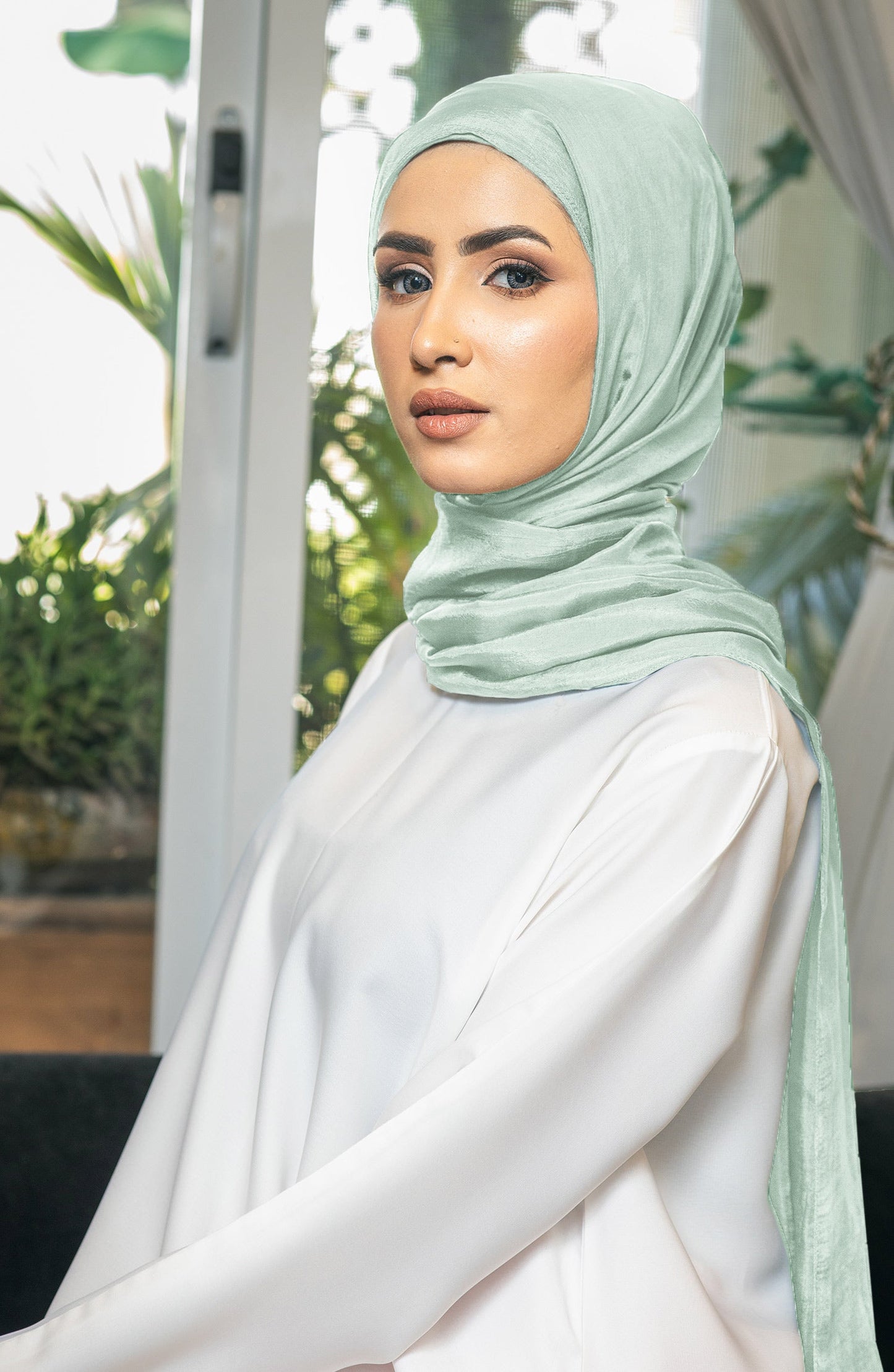 Mint Silk Hijab