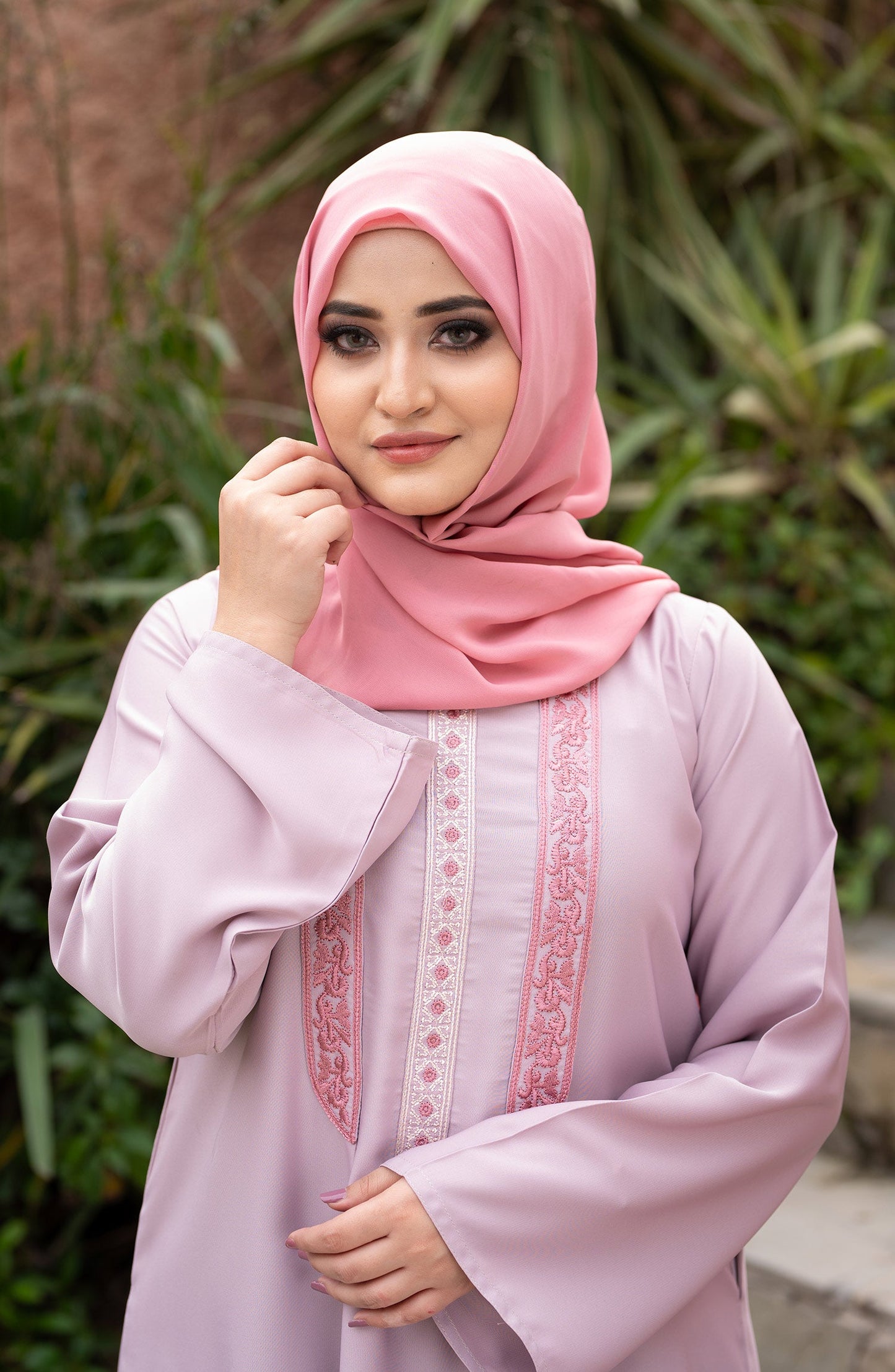 Powder Pink Abaya