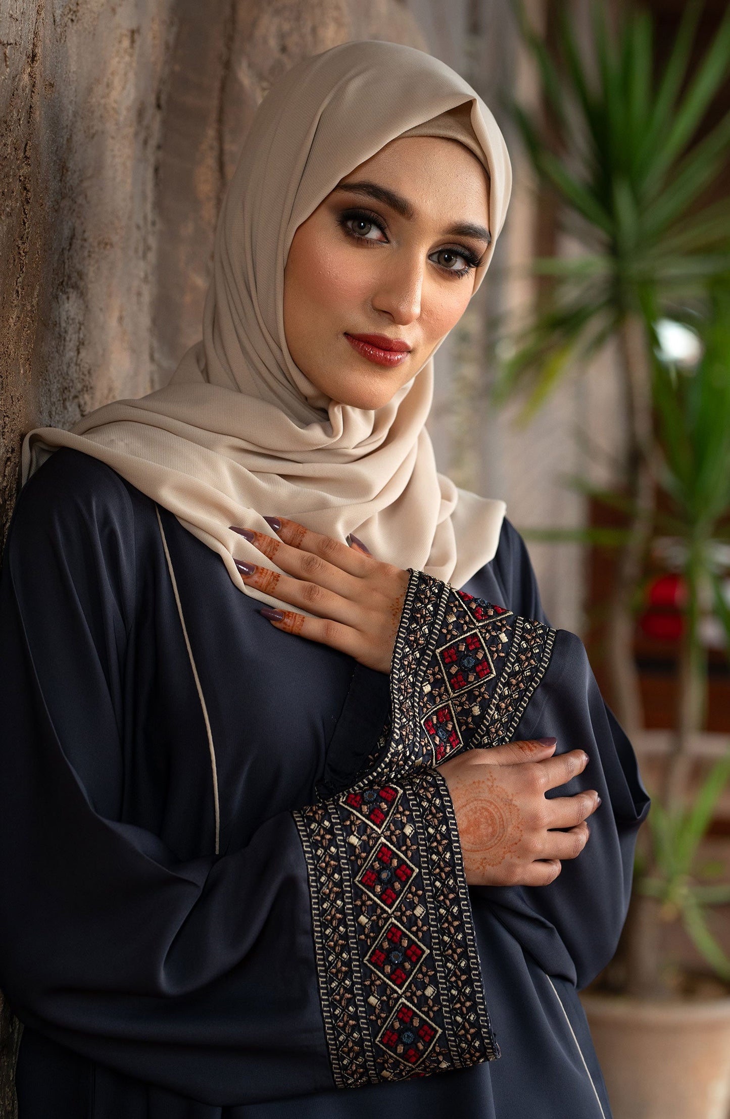 Charcoal Grey Abaya